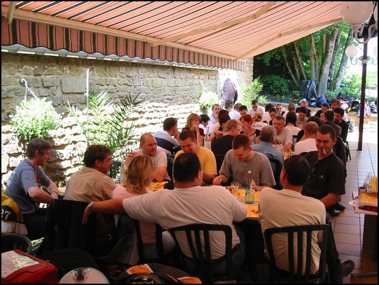 La terrasse couverte du samedi midi  Orval